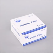 Cyflenwad Ffatri CE Padiau Paratoi Alcohol Di-haint Swab Cotwm Alcohol CYN-ANAFU ALCO SWABS