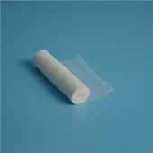 Rhwymyn Cymorth Cyntaf Absorbent Cyflenwad Meddygol Rhwymyn Rholio Cotwm 100%