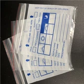 Bag Meddyginiaeth Pacio Cyffuriau Amlenni Dosbarthu Airtight Bag Pill Ziplock Plastig