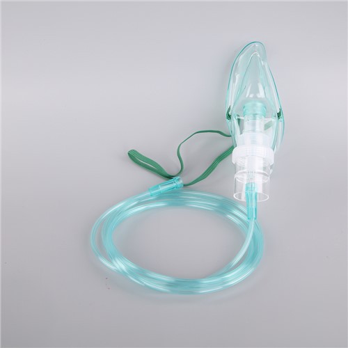 Masg Nebulizer Ocsigen tafladwy o ansawdd uchel gyda thiwbiau 2m