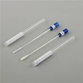 Sampl Trafnidiaeth Wedi'i Ddiadellu'n Ddiffrwythus Cotton Swab